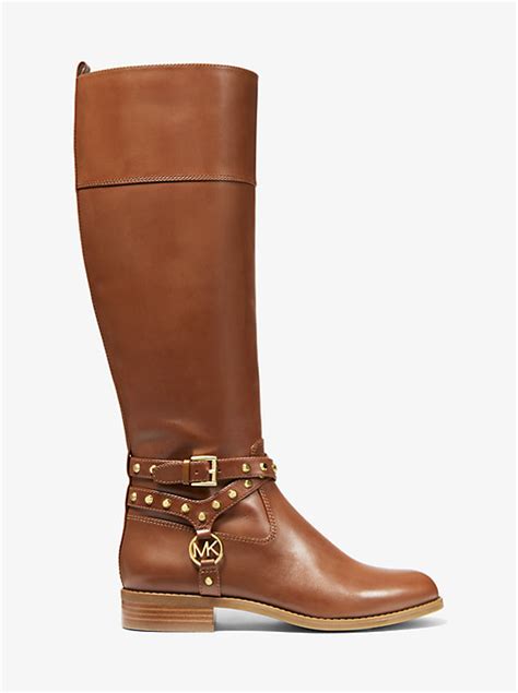 michael kors preston studded leather boot|michael kors tragetasche.